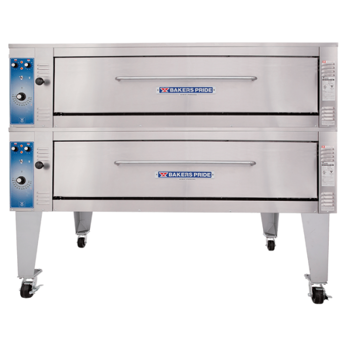 ER-2-12-3836 Double-Stacked Commercial Electric Pizza Oven, 208V, 1PH,16,000W