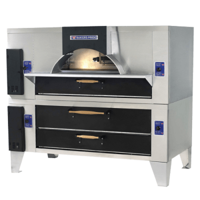 FC-516/451 Il Forno & Convection Flo Series Double-Stacked Gas Pizza Oven Combination